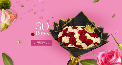 50 Rose Bouquets ~ Ramos Buchones