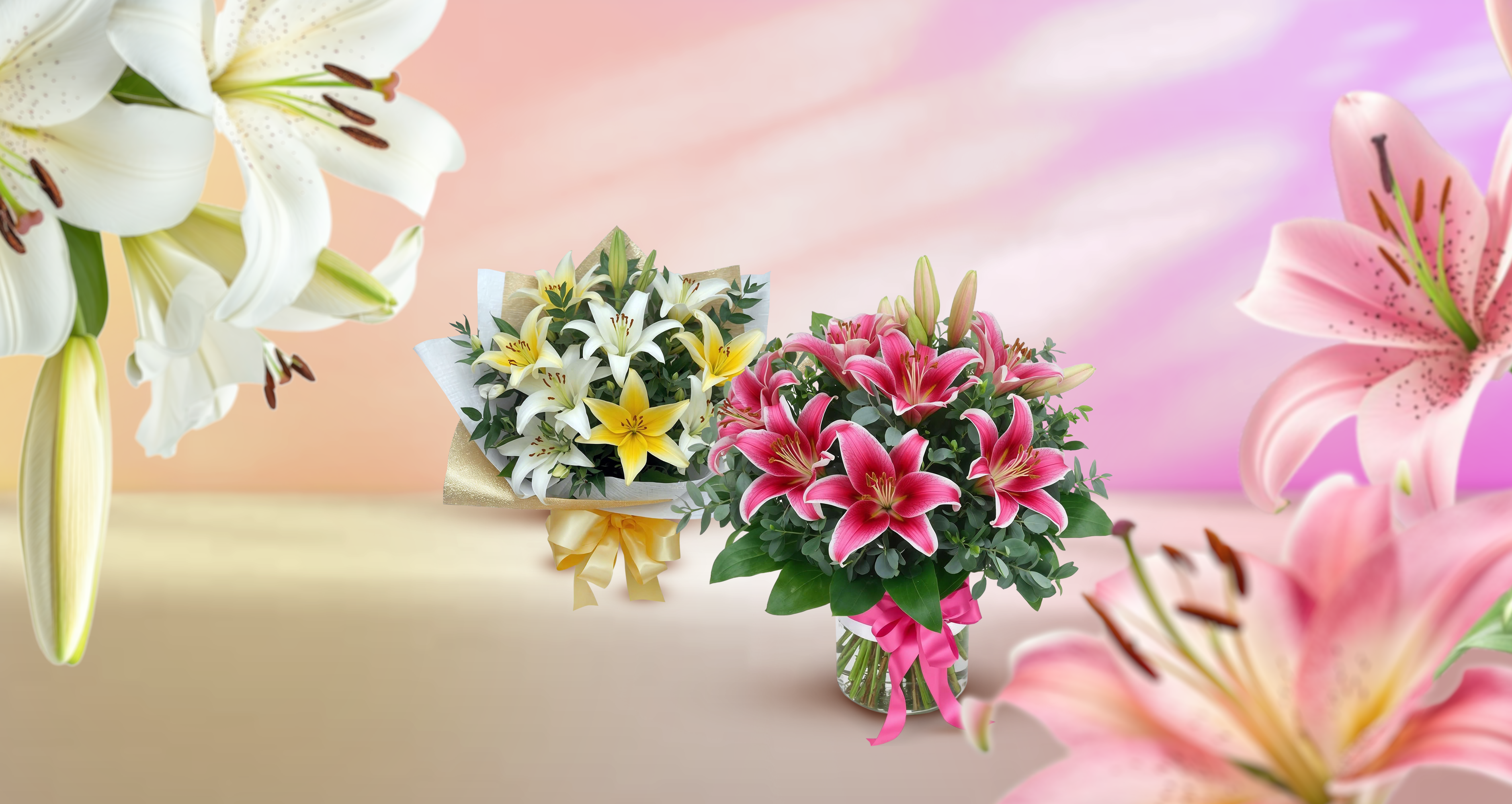 Lilies Bouquet – Lovely Flowers Dallas