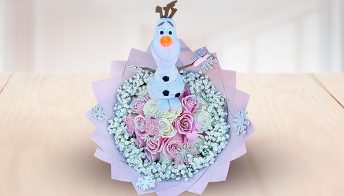 Custom Olaf Christmas Bouquet