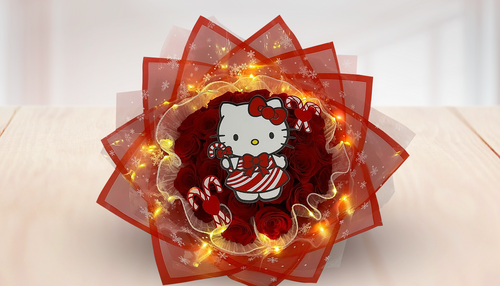 Custom Hello kitty Christmas bouquet #2