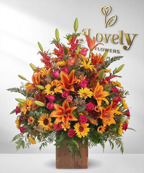 Premium Sunburst Floral Masterpiece