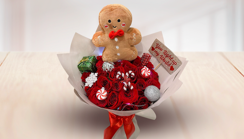 Custom Gingerbread Christmas Bouquet #3