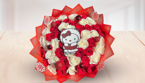 Custom Hello kitty christmas bouquet #2