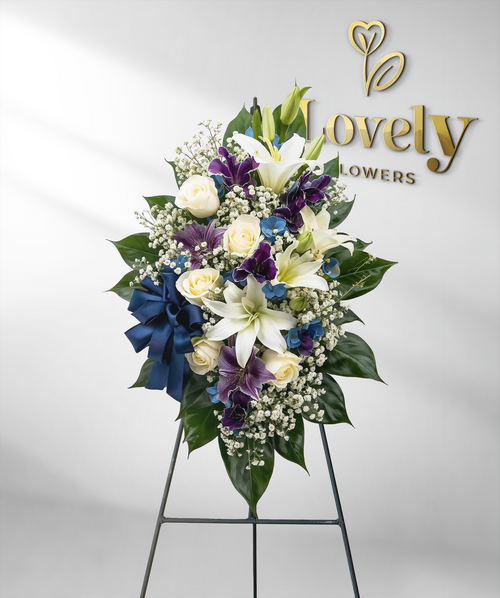 Soft Remembrance: Specialty Blue and White Tributes
