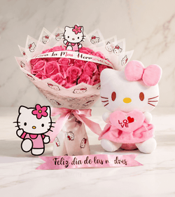COMBO #22 Hello Kitty 25 Pink Rose Love