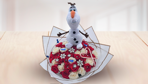 Custom Olaf Christmas Bouquet #3