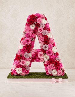 Letter A Pink Blossom