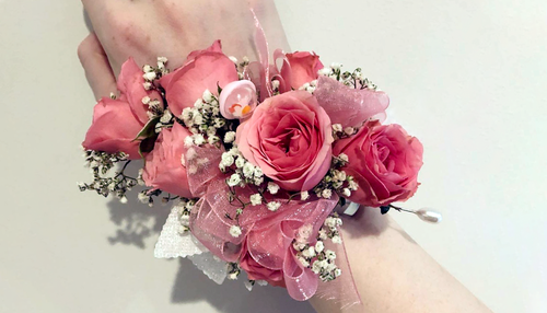 Pink Corsage