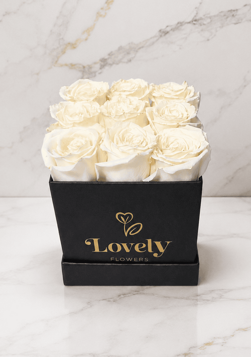 Pure Elegance White Rose Box
