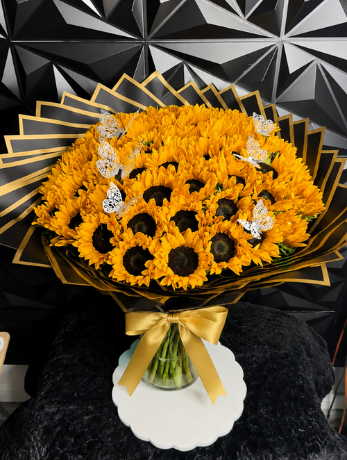 40 Sunflowers - Golden Sunburst