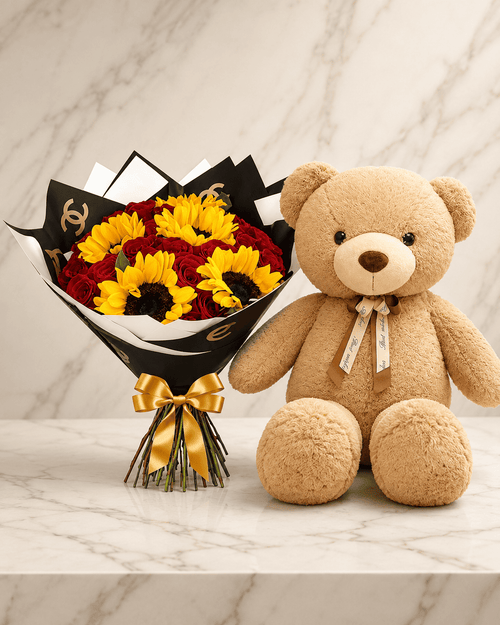 COMBO #11 Golden Love Giant Bear