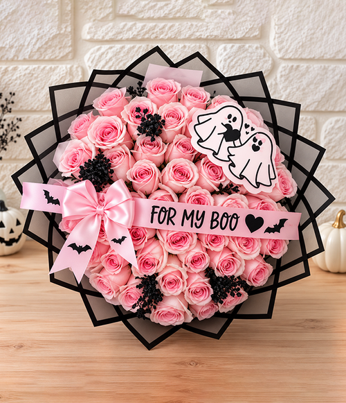 Bouquet Pareja Fantasmas Pink #1