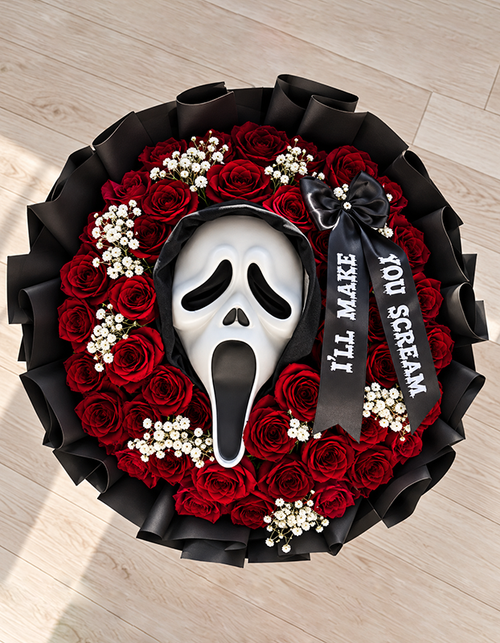 100 Rosas Scream Mask
