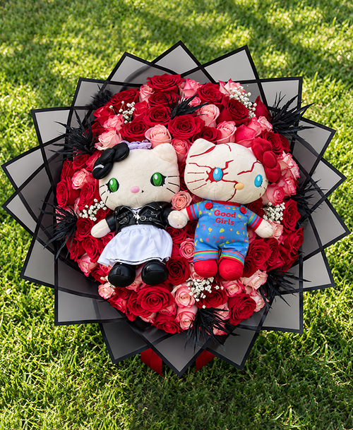 100 Roses Chucky & Tiffany Bouquet