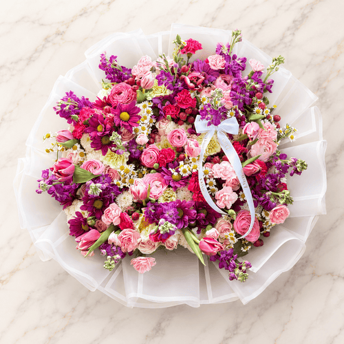 White Elegance Bloom Bouquet