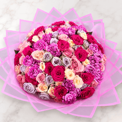 Fuchsia Rose Dream Bouquet