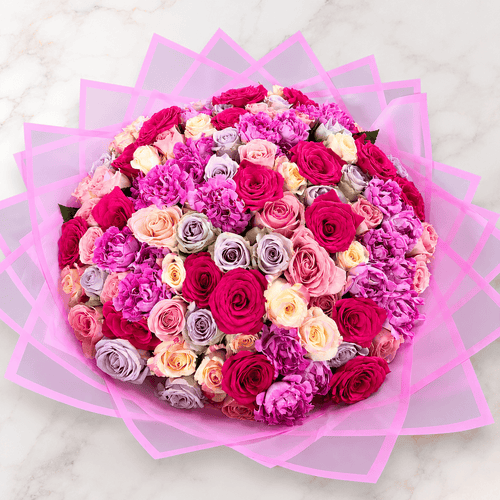 Fuchsia Rose Dream Bouquet
