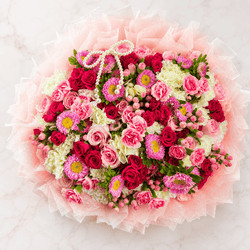 Pearl Blush Garden Bouquet
