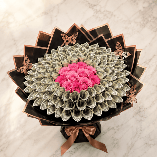 Model #29 Money Bouquet (To order have to be by zelle or cash in store)