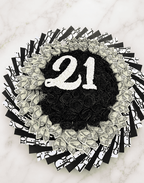 Model #28 Money Bouquet (To order have to be by zelle or cash in store)