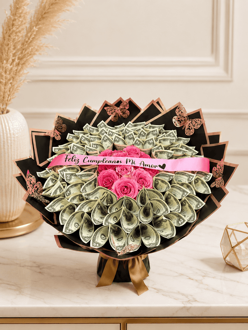 Model #3 Money Bouquet (To order have to be by zelle or cash in store)