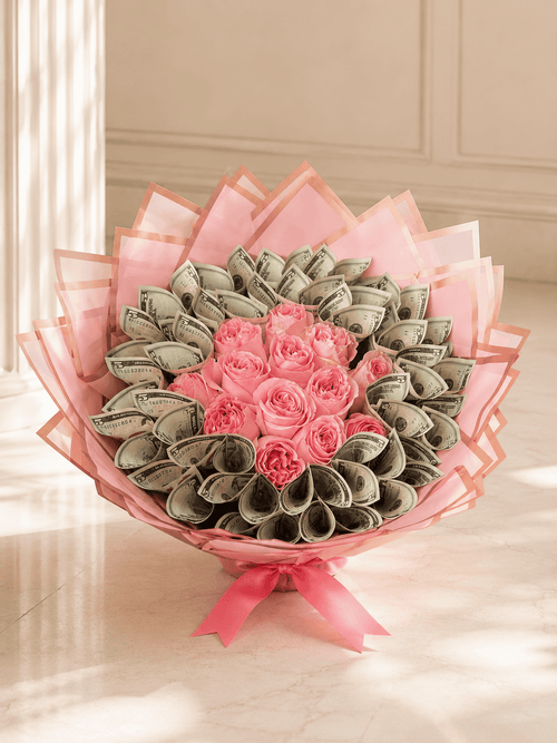 Model #4 Money Bouquet (To order have to be by zelle or cash in store)