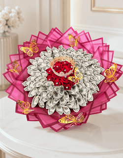 Model #19 Money Bouquet (To order have to be by zelle or cash in store)