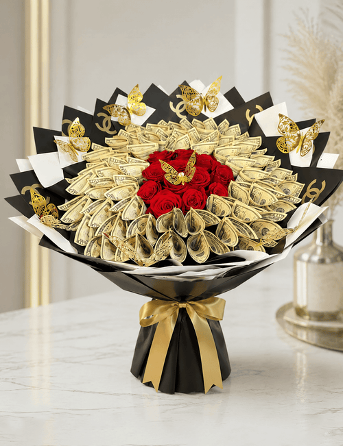 Model #21 Money Bouquet (To order have to be by zelle or cash in store)