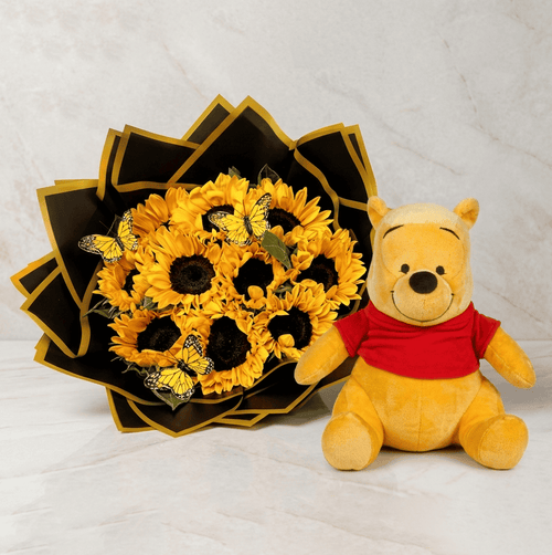 Combo #16 Sunshine Pooh Bouquet