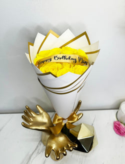 12 Yellow Roses (Banner not included) ~ 12 Rosas Amarillas Liston no incluido