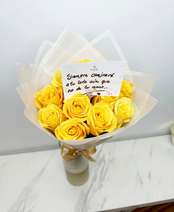 12 Yellow Roses
