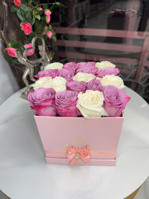Square Pink Box