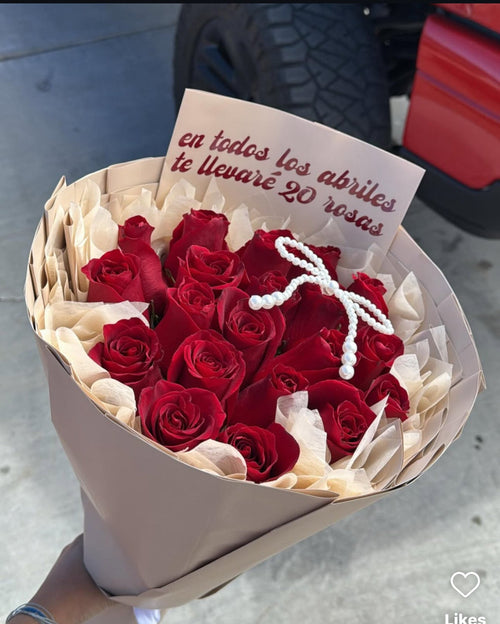 20 Rosas Abril $65