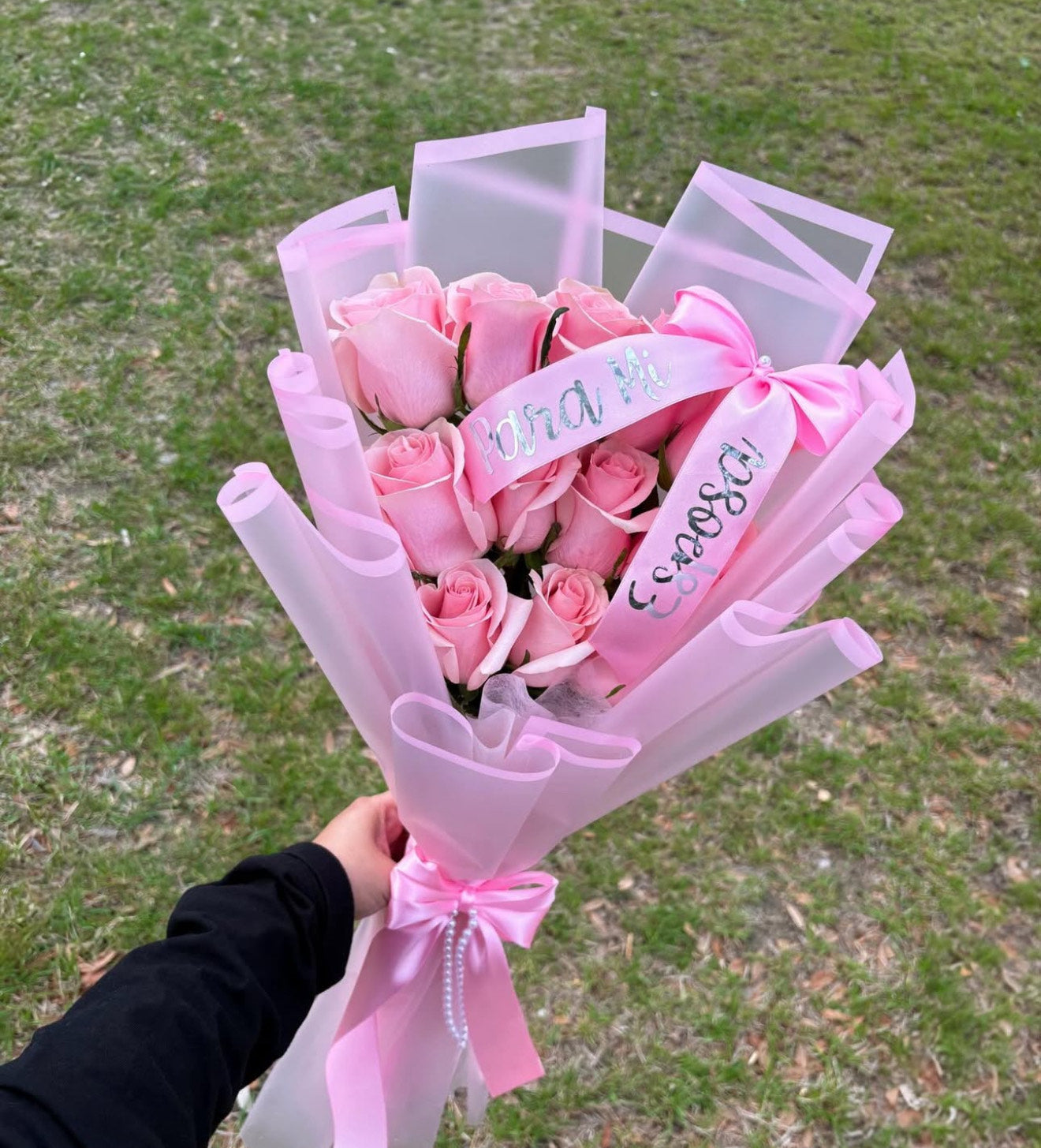 12 Rosas Rosadas Flat