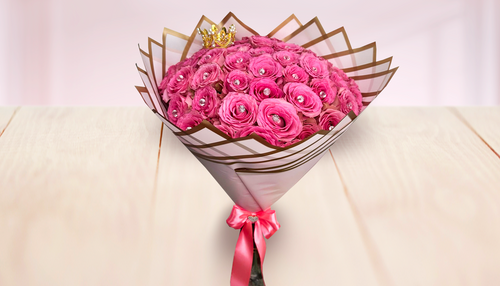 50 Pink Roses