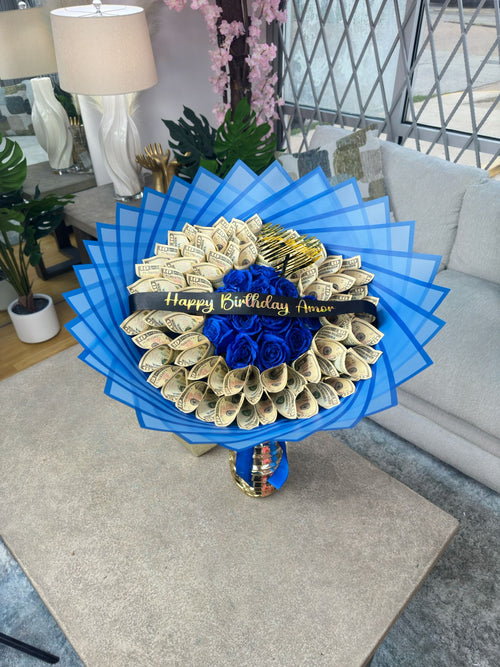 money roses bouquet