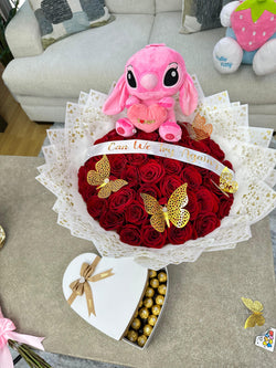 50 Roses Pink Stitch