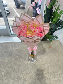 12 Pink Luciano Roses ~ 12 Rosas Luciano