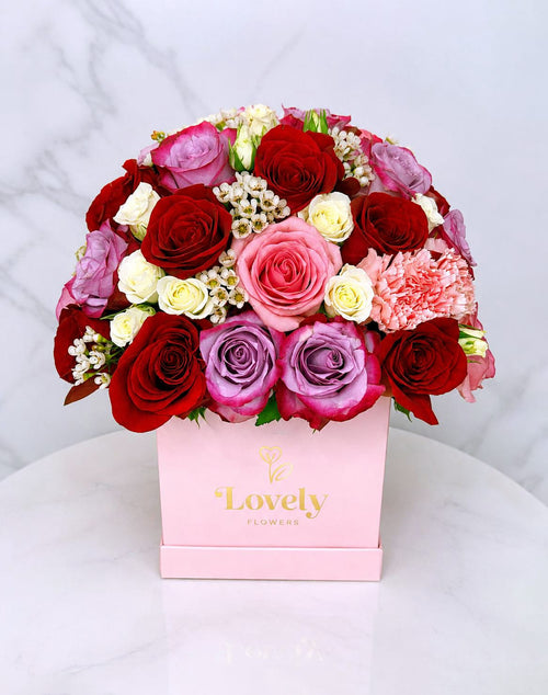 Elegant Rose Symphony Box