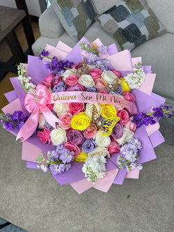 50 Roses with Mix Flowers