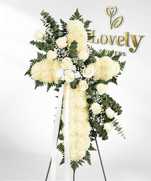 Serene Grace Funeral Cross