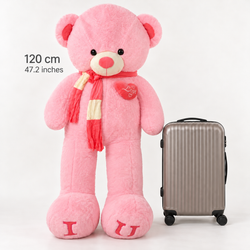 (VBP2) 47" Giant Pink Teddy Bear 120cm – Oversized Love Teddy Bear | Oso de Peluche Gigante Rosado