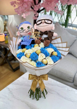 25 Blue And White Roses Up Style